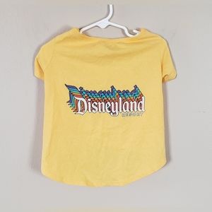 NWT Disneyland Tails Doggie T Shirt in Yellow